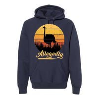 Allegedly Ostrich Retro Premium Hoodie