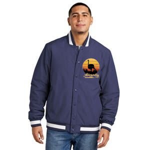 Allegedly Ostrich Retro Insulated Varsity Jacket