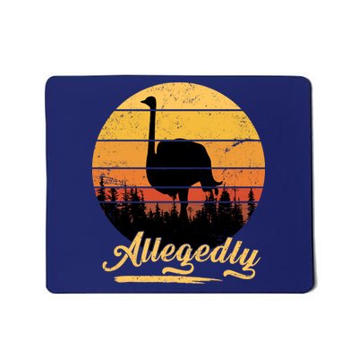 Allegedly Ostrich Retro Mousepad