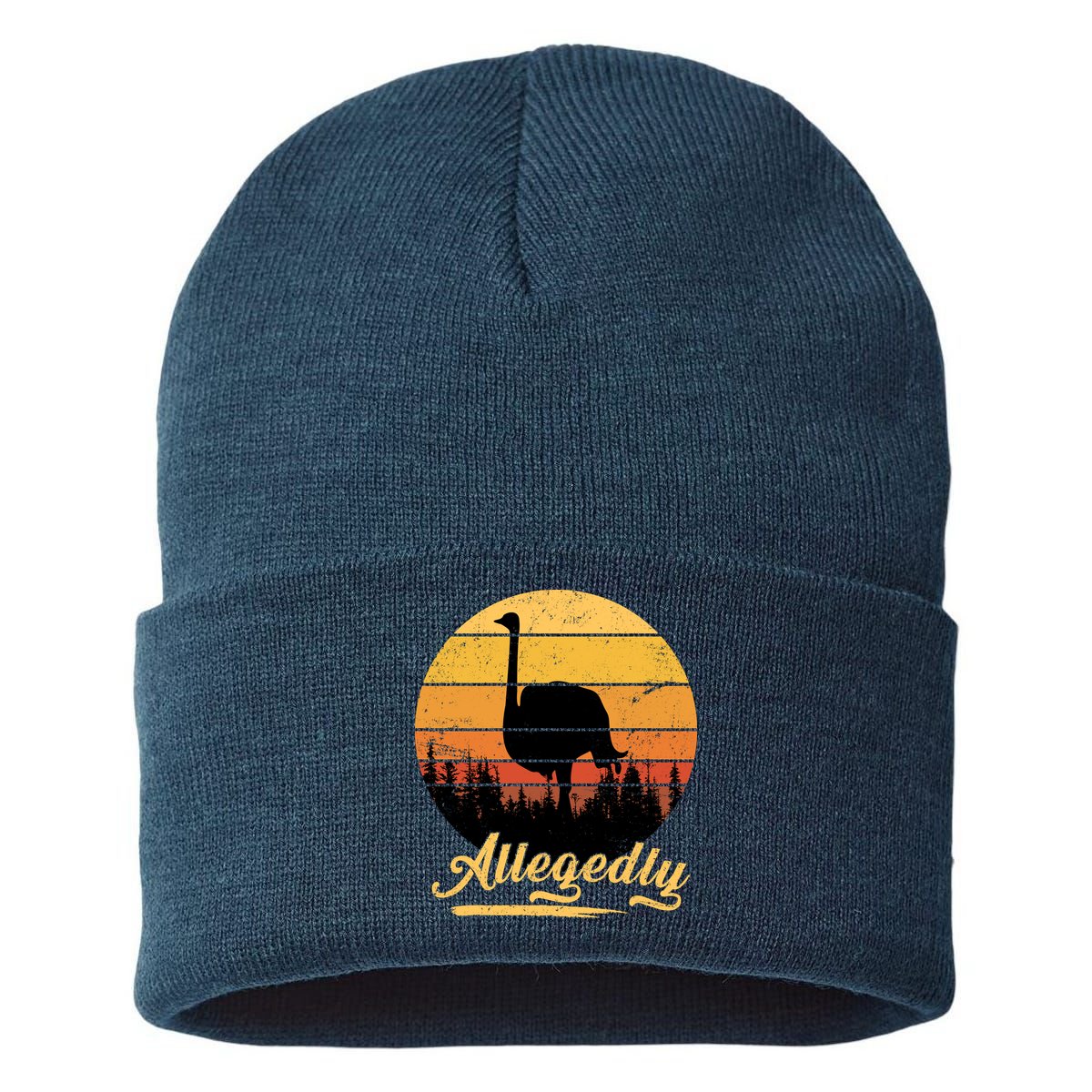 Allegedly Ostrich Retro Sustainable Knit Beanie