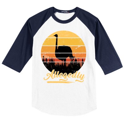 Allegedly Ostrich Retro Baseball Sleeve Shirt