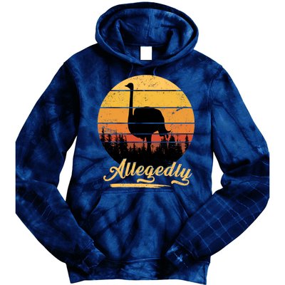 Allegedly Ostrich Retro Tie Dye Hoodie