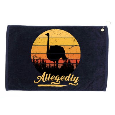 Allegedly Ostrich Retro Grommeted Golf Towel