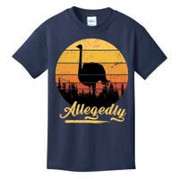 Allegedly Ostrich Retro Kids T-Shirt