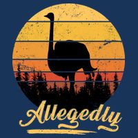 Allegedly Ostrich Retro Full Zip Hoodie