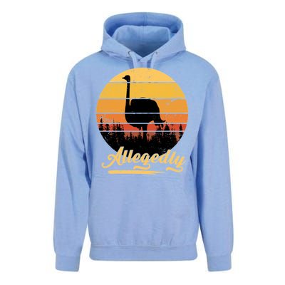 Allegedly Ostrich Retro Unisex Surf Hoodie