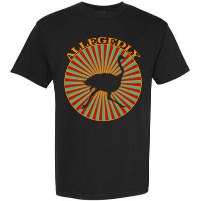 Allegedly Ostrich Retro Bird  Garment-Dyed Heavyweight T-Shirt