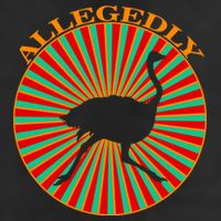 Allegedly Ostrich Retro Bird  Golf Towel