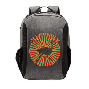 Allegedly Ostrich Retro Bird  Vector Backpack