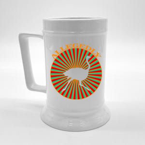 Allegedly Ostrich Retro Bird  Beer Stein