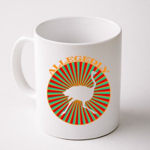 Allegedly Ostrich Retro Bird  Coffee Mug