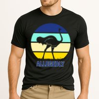 Allegedly Ostrich Retro Logo Cooling Performance Crew T-Shirt