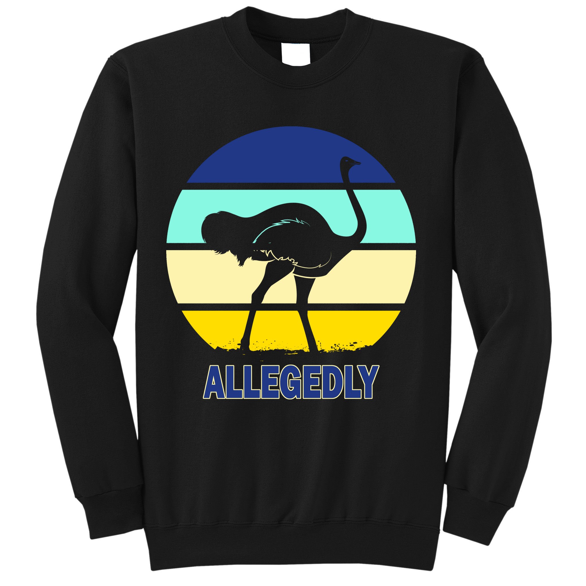 Allegedly Ostrich Retro Logo Sweatshirt