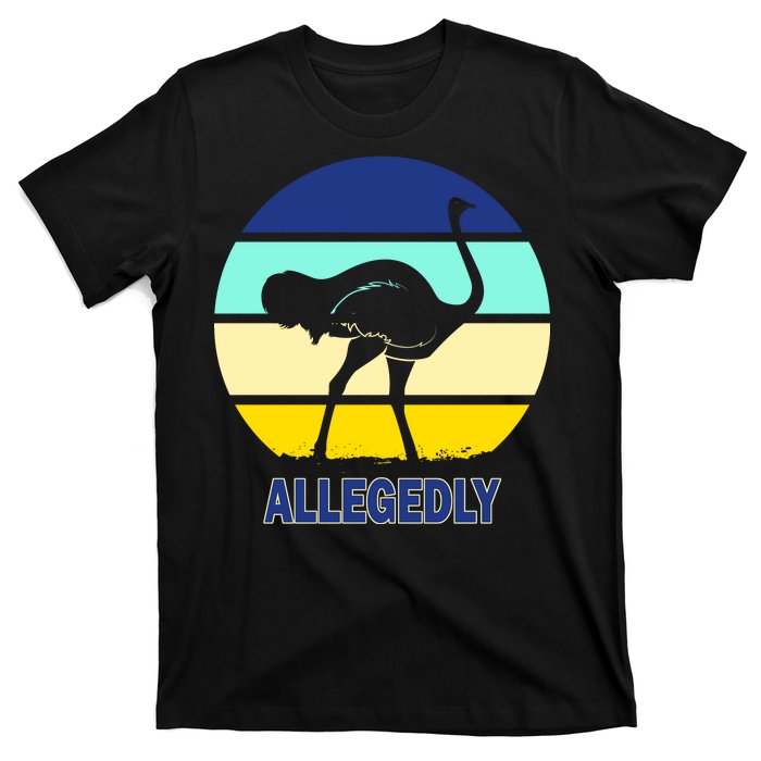 Allegedly Ostrich Retro Logo T-Shirt