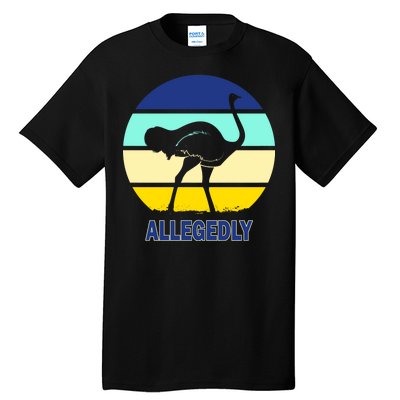 Allegedly Ostrich Retro Logo Tall T-Shirt