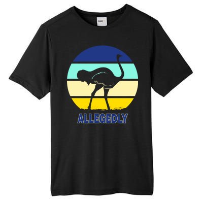 Allegedly Ostrich Retro Logo Tall Fusion ChromaSoft Performance T-Shirt