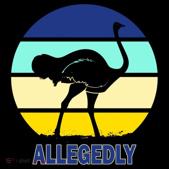 Allegedly Ostrich Retro Logo 16 in Basic Backpack