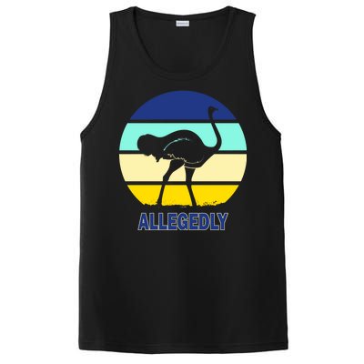 Allegedly Ostrich Retro Logo PosiCharge Competitor Tank