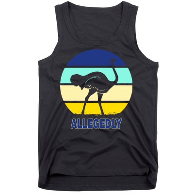 Allegedly Ostrich Retro Logo Tank Top