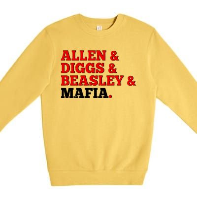 Allen Diggs Beasley Mafia Buffalo New York Football Premium Crewneck Sweatshirt