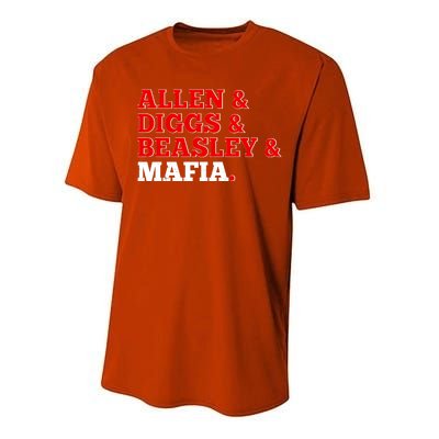 Allen Diggs Beasley Mafia Buffalo New York Football Performance Sprint T-Shirt