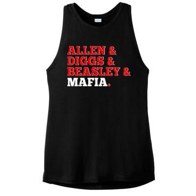 Allen Diggs Beasley Mafia Buffalo New York Football Ladies PosiCharge Tri-Blend Wicking Tank