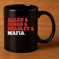Allen Diggs Beasley Mafia Buffalo New York Football 11oz C Handle Ceramic Mug