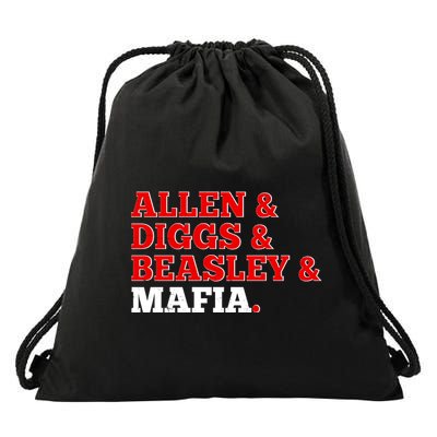 Allen Diggs Beasley Mafia Buffalo New York Football Drawstring Bag