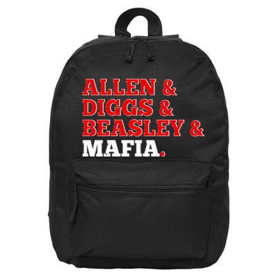 Allen Diggs Beasley Mafia Buffalo New York Football 16 in Basic Backpack