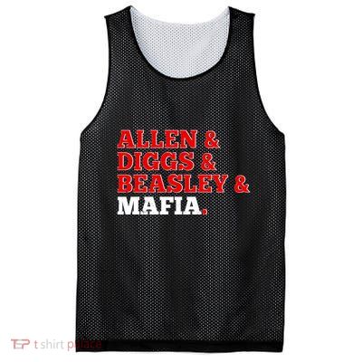 Allen Diggs Beasley Mafia Buffalo New York Football Mesh Reversible Basketball Jersey Tank