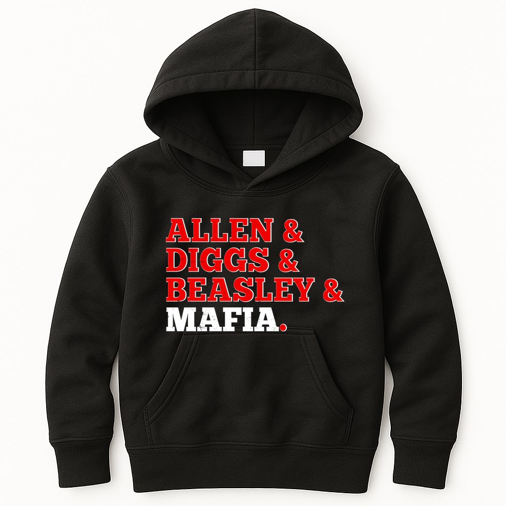 Allen Diggs Beasley Mafia Buffalo New York Football Kids Hoodie