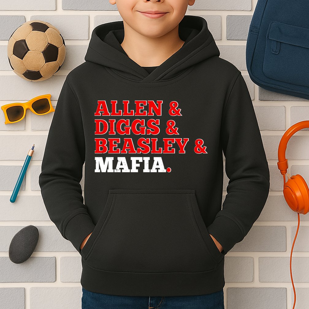 Allen Diggs Beasley Mafia Buffalo New York Football Kids Hoodie