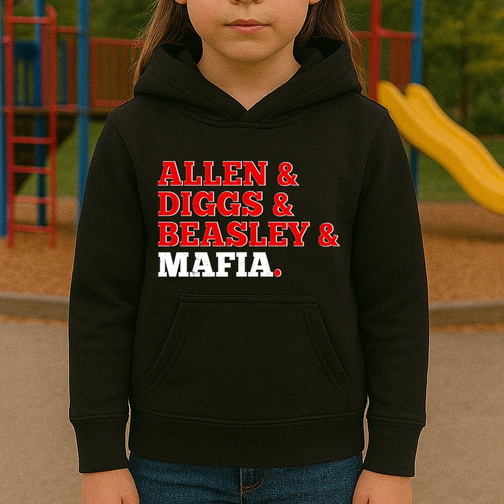 Allen Diggs Beasley Mafia Buffalo New York Football Kids Hoodie