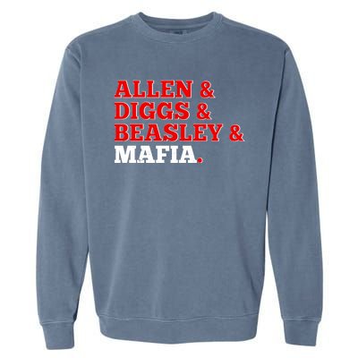 Allen Diggs Beasley Mafia Buffalo New York Football Garment-Dyed Sweatshirt