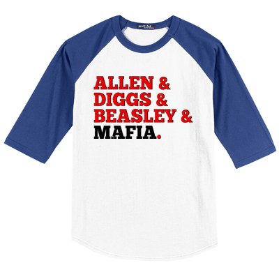 Allen Diggs Beasley Mafia Buffalo New York Football Baseball Sleeve Shirt