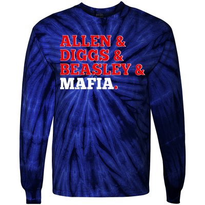 Allen Diggs Beasley Mafia Buffalo New York Football Tie-Dye Long Sleeve Shirt