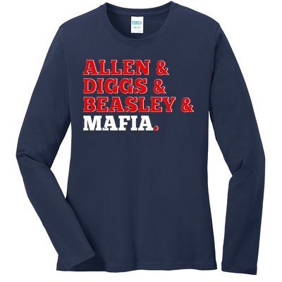 Allen Diggs Beasley Mafia Buffalo New York Football Ladies Long Sleeve Shirt