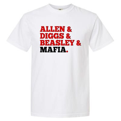 Allen Diggs Beasley Mafia Buffalo New York Football Garment-Dyed Heavyweight T-Shirt