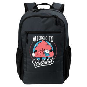 Allergic To Bullshit Funny Daily Commute Backpack