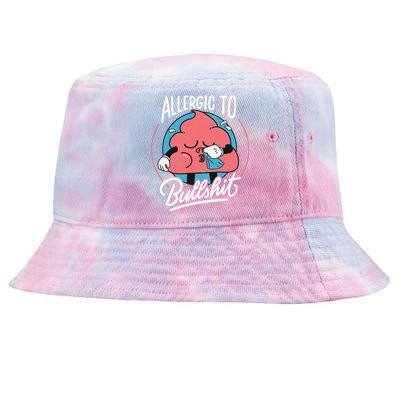 Allergic To Bullshit Funny Tie-Dyed Bucket Hat