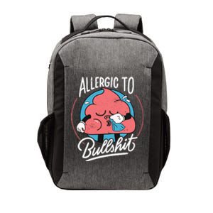 Allergic To Bullshit Funny Vector Backpack