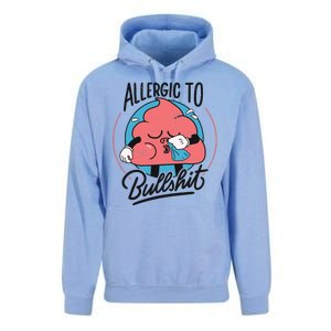 Allergic To Bullshit Funny Unisex Surf Hoodie