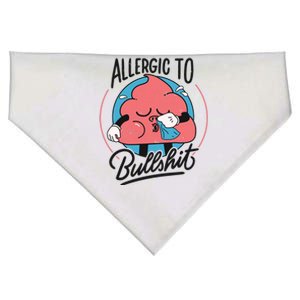 Allergic To Bullshit Funny USA-Made Doggie Bandana