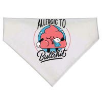 Allergic To Bullshit Funny USA-Made Doggie Bandana