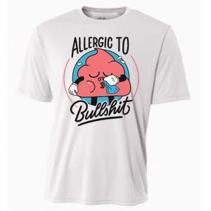 Allergic To Bullshit Funny Cooling Performance Crew T-Shirt