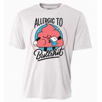 Allergic To Bullshit Funny Cooling Performance Crew T-Shirt