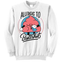 Allergic To Bullshit Funny Sweatshirt