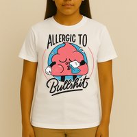 Allergic To Bullshit Funny T-Shirt