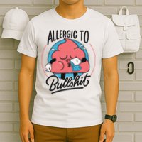 Allergic To Bullshit Funny T-Shirt