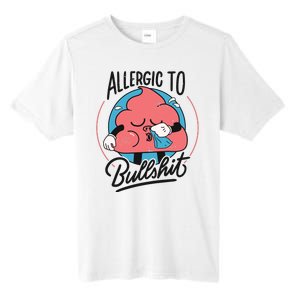 Allergic To Bullshit Funny Tall Fusion ChromaSoft Performance T-Shirt